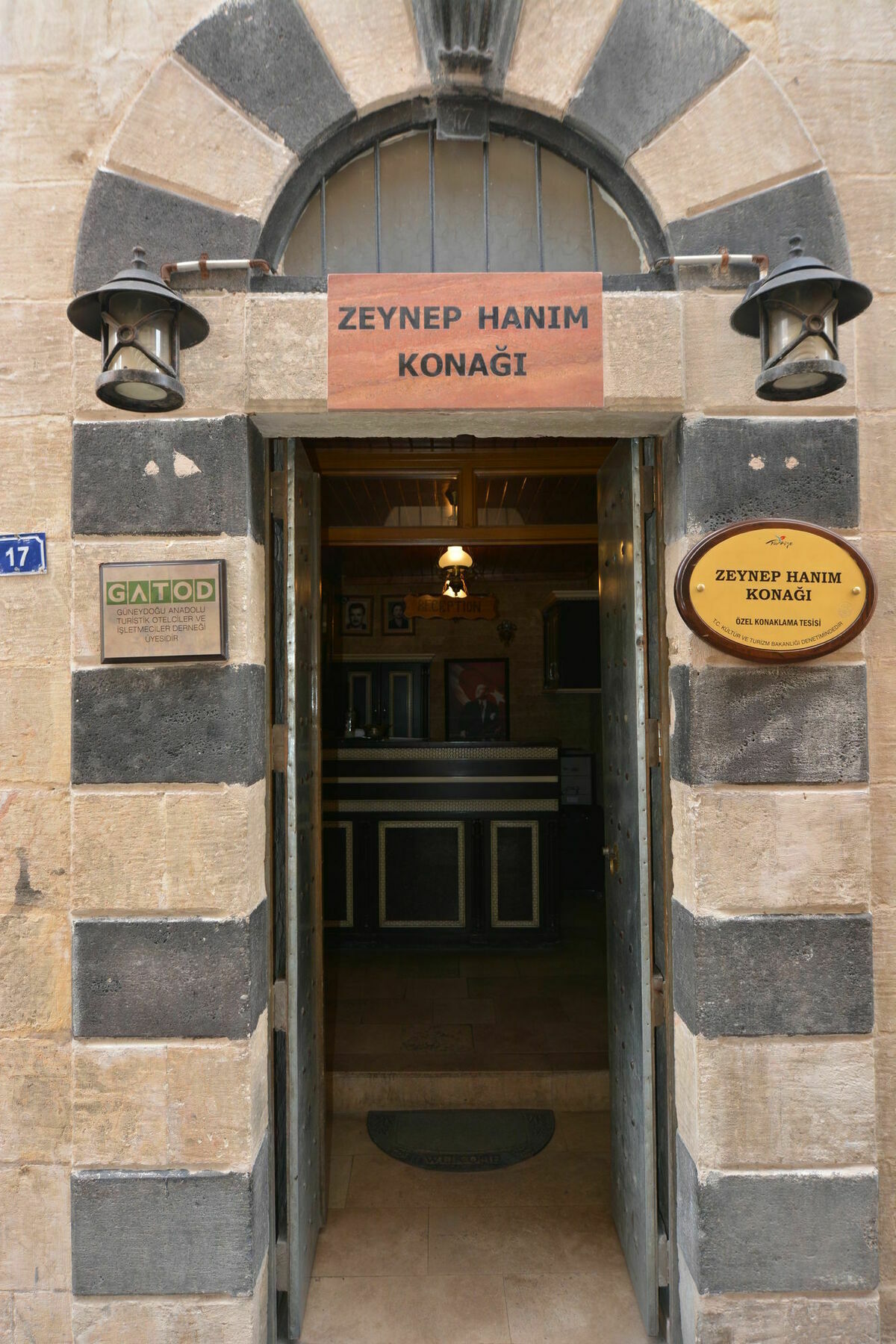 Hotel Zeynep Hanim Konagi Gaziantep Exterior foto